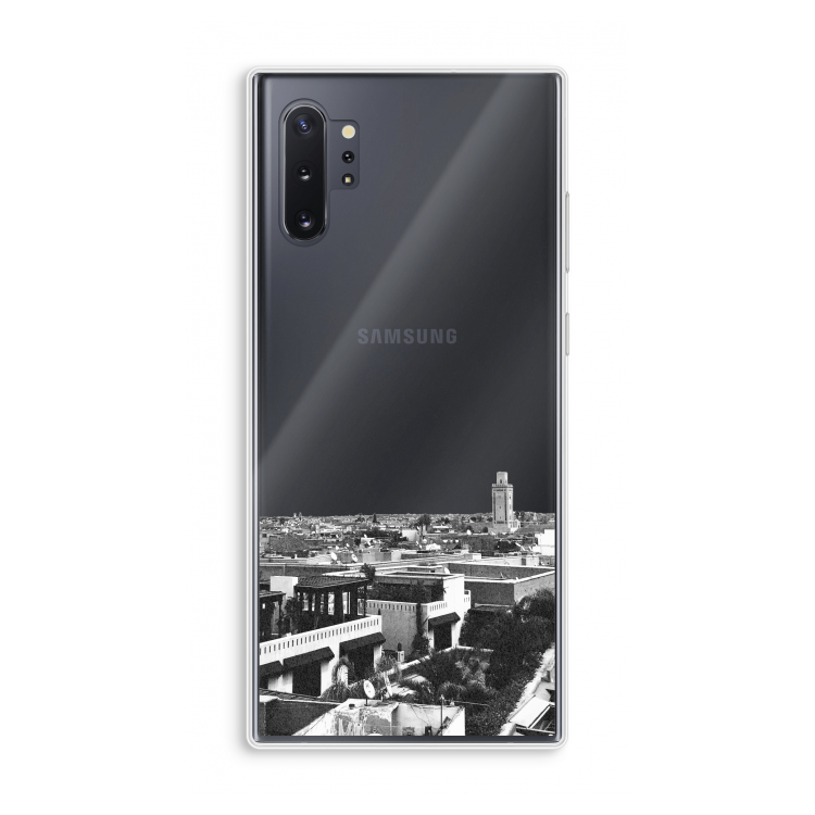 Marrakech Skyline : Samsung Galaxy Note 10 Plus Transparant Hoesje