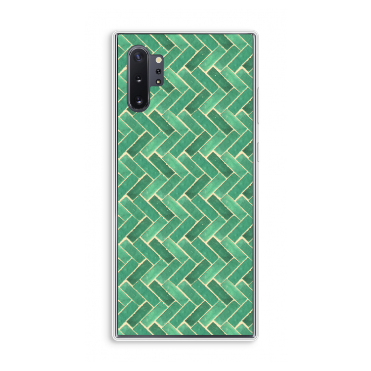 Moroccan tiles 2: Samsung Galaxy Note 10 Plus Transparant Hoesje