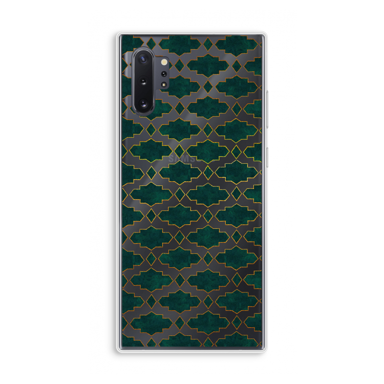 Moroccan tiles: Samsung Galaxy Note 10 Plus Transparant Hoesje
