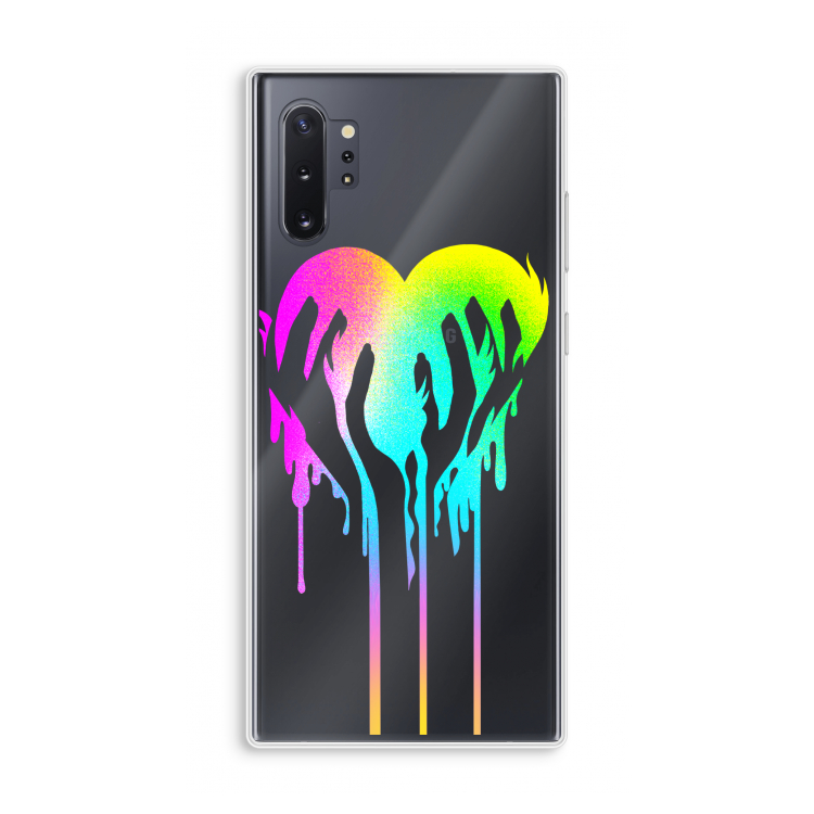 Hold My Heart: Samsung Galaxy Note 10 Plus Transparant Hoesje