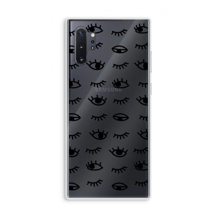 Eye pattern #2: Samsung Galaxy Note 10 Plus Transparant Hoesje