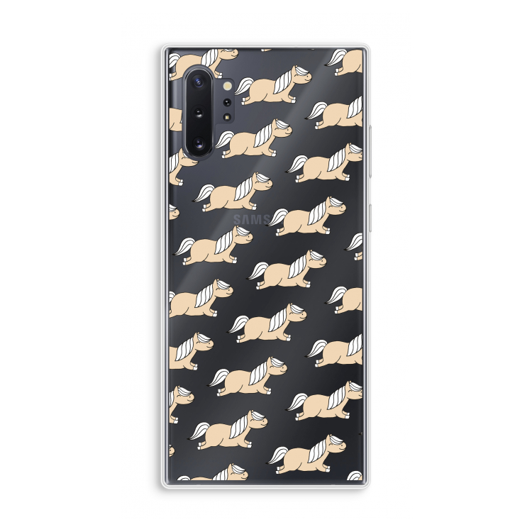 Ponys: Samsung Galaxy Note 10 Plus Transparant Hoesje