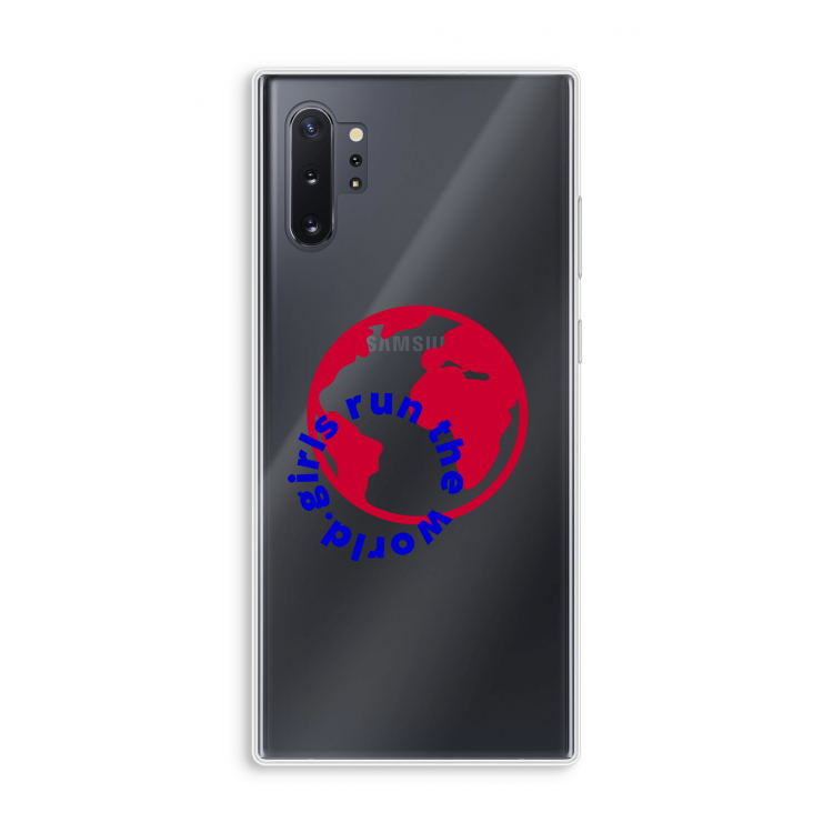 Run The World: Samsung Galaxy Note 10 Plus Transparant Hoesje