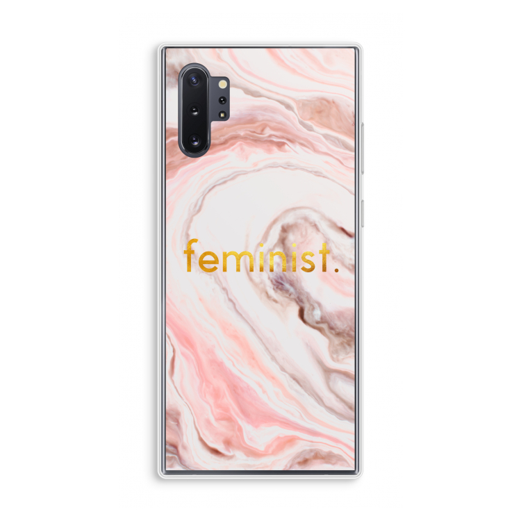 Feminist: Samsung Galaxy Note 10 Plus Transparant Hoesje