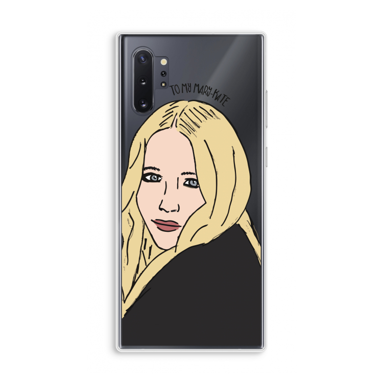 Mary Kate: Samsung Galaxy Note 10 Plus Transparant Hoesje