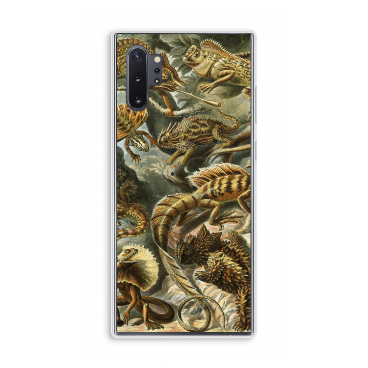 Haeckel Lacertilia: Samsung Galaxy Note 10 Plus Transparant Hoesje