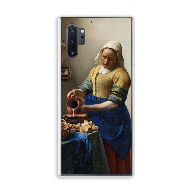 The Milkmaid: Samsung Galaxy Note 10 Plus Transparant Hoesje