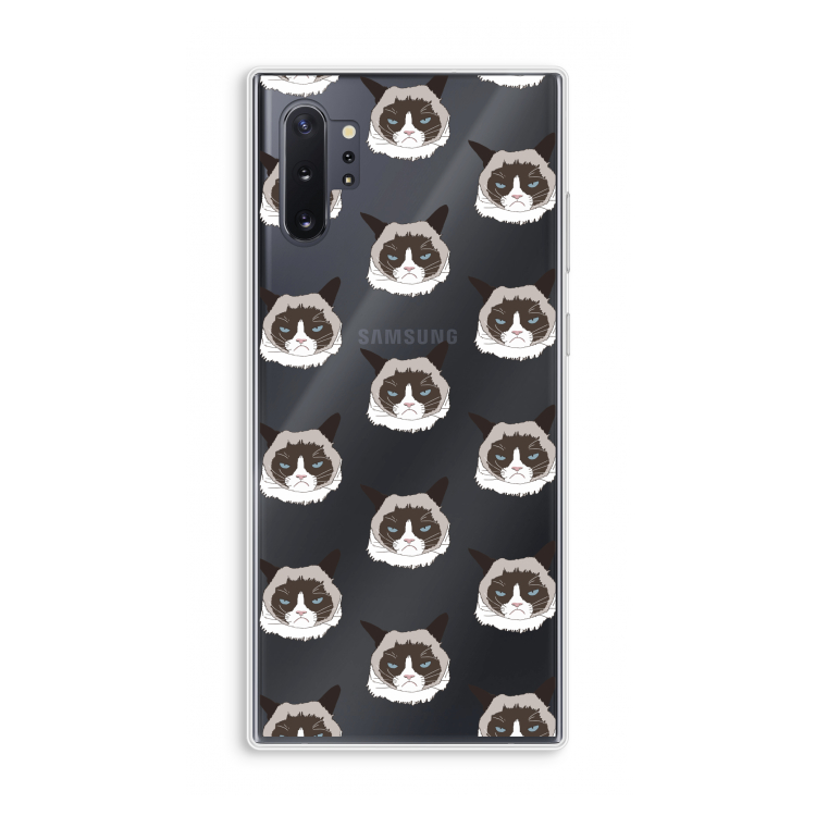 It's a Purrr Case: Samsung Galaxy Note 10 Plus Transparant Hoesje