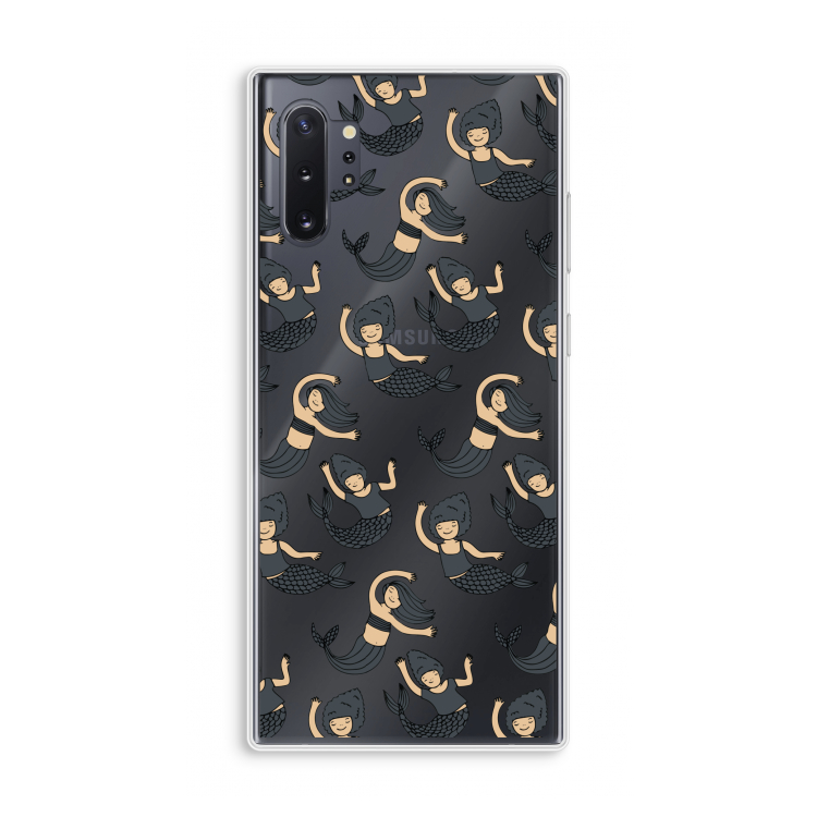 Zeemeermin: Samsung Galaxy Note 10 Plus Transparant Hoesje