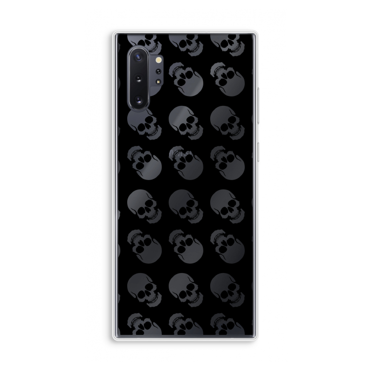 Musketon Skulls: Samsung Galaxy Note 10 Plus Transparant Hoesje