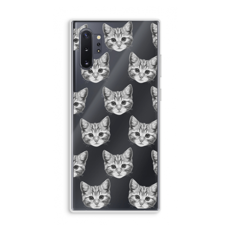 Kitten: Samsung Galaxy Note 10 Plus Transparant Hoesje