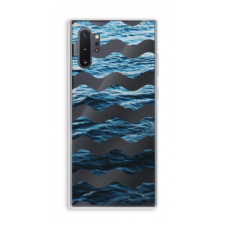 Oceaan: Samsung Galaxy Note 10 Plus Transparant Hoesje