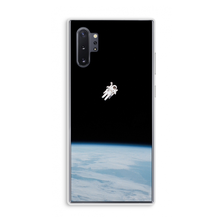 Alone in Space: Samsung Galaxy Note 10 Plus Transparant Hoesje