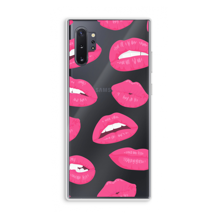 Bite my lip: Samsung Galaxy Note 10 Plus Transparant Hoesje