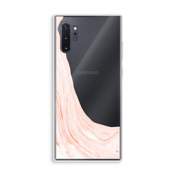 Peach bath: Samsung Galaxy Note 10 Plus Transparant Hoesje