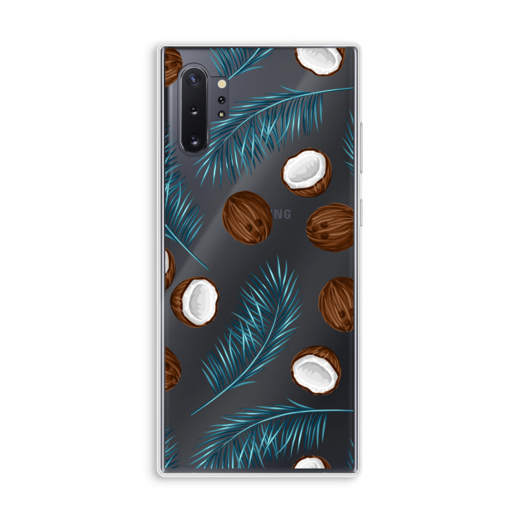 Kokosnoot roze: Samsung Galaxy Note 10 Plus Transparant Hoesje