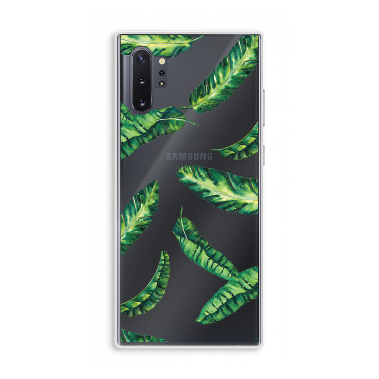 Lange bladeren: Samsung Galaxy Note 10 Plus Transparant Hoesje
