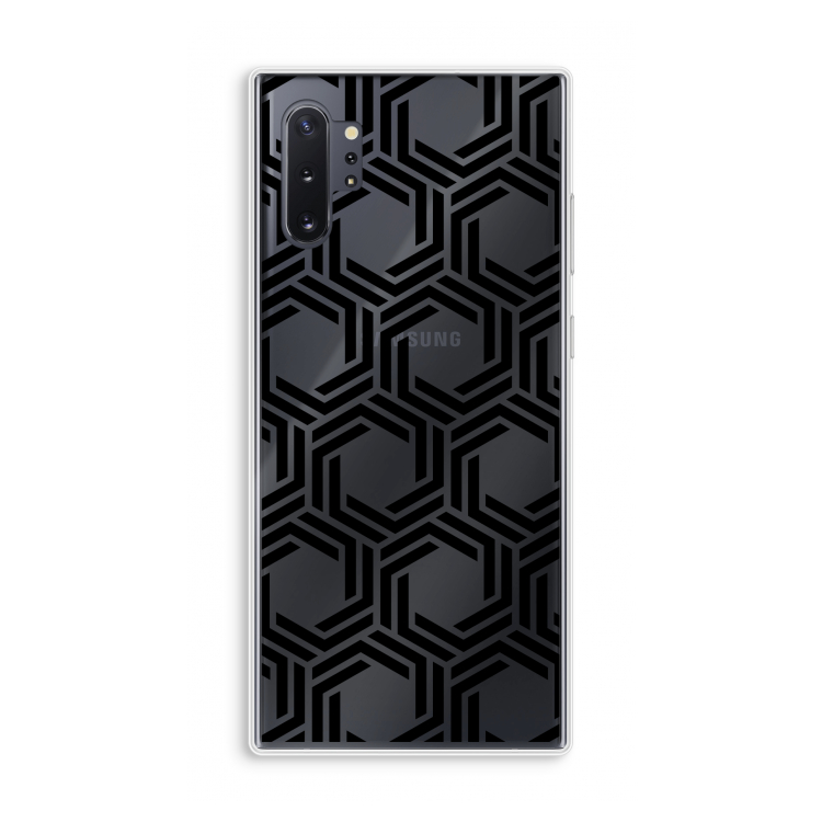 Geometrisch patroon: Samsung Galaxy Note 10 Plus Transparant Hoesje