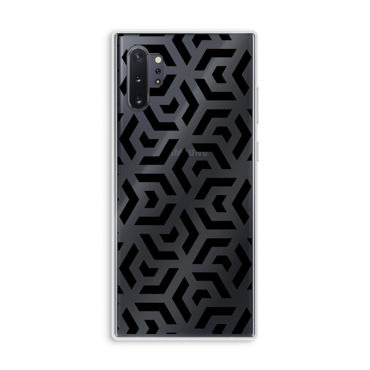 Crazy pattern: Samsung Galaxy Note 10 Plus Transparant Hoesje