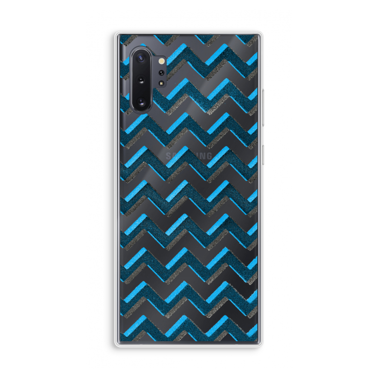 Onderbroken lijn: Samsung Galaxy Note 10 Plus Transparant Hoesje