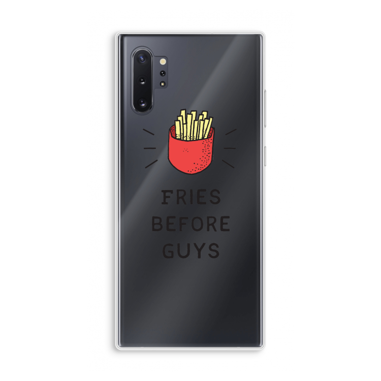 Fries before guys: Samsung Galaxy Note 10 Plus Transparant Hoesje