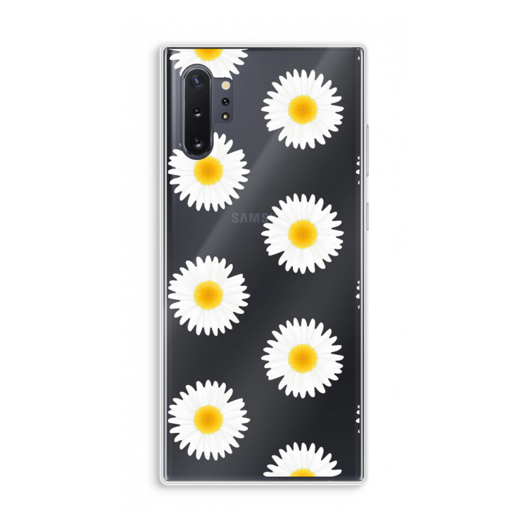 Margrietjes: Samsung Galaxy Note 10 Plus Transparant Hoesje