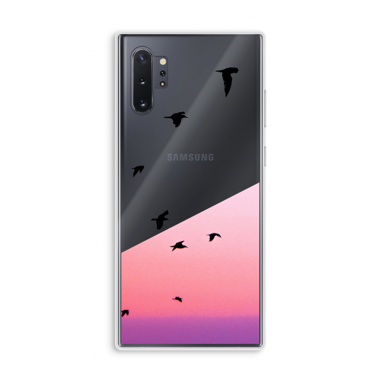 Fly away: Samsung Galaxy Note 10 Plus Transparant Hoesje