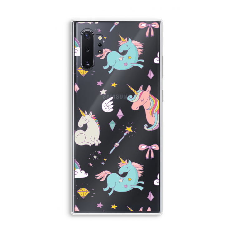 Fantasiewereld: Samsung Galaxy Note 10 Plus Transparant Hoesje