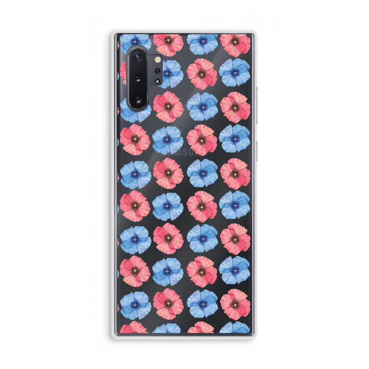 Klaproosjes: Samsung Galaxy Note 10 Plus Transparant Hoesje