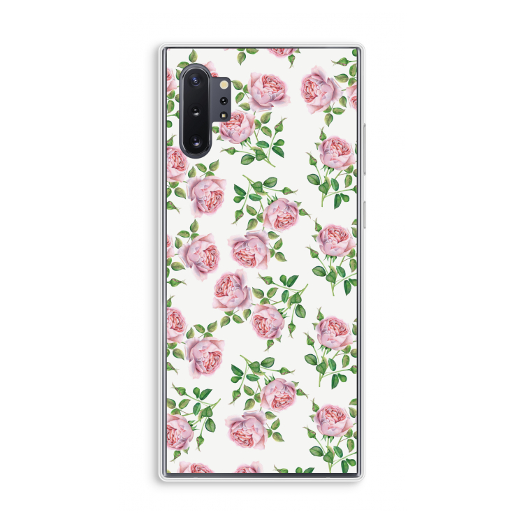 Kleine roosjes: Samsung Galaxy Note 10 Plus Transparant Hoesje
