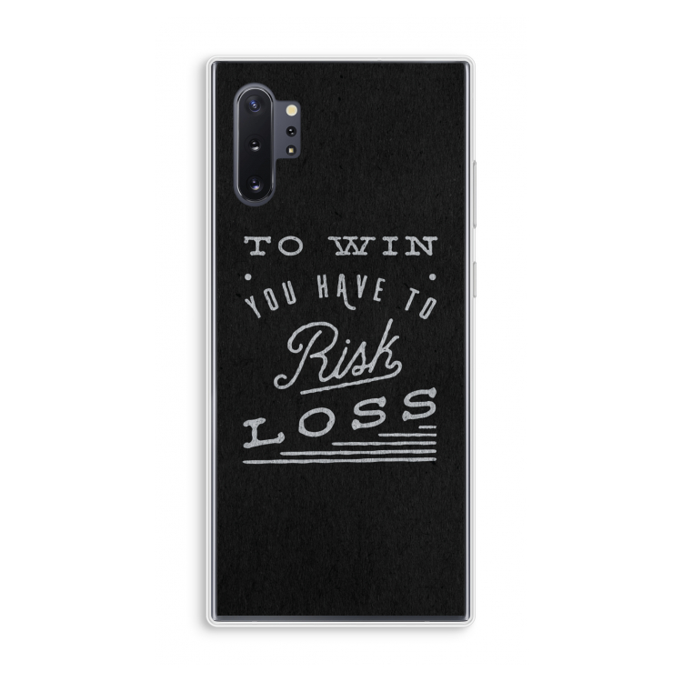 Risk loss: Samsung Galaxy Note 10 Plus Transparant Hoesje