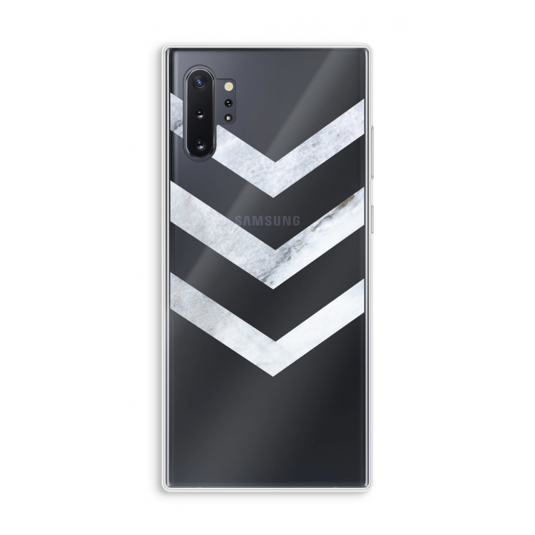 Marmeren pijlen: Samsung Galaxy Note 10 Plus Transparant Hoesje