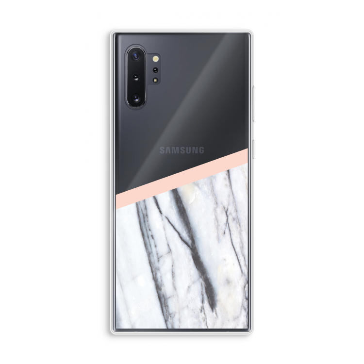 A touch of peach: Samsung Galaxy Note 10 Plus Transparant Hoesje