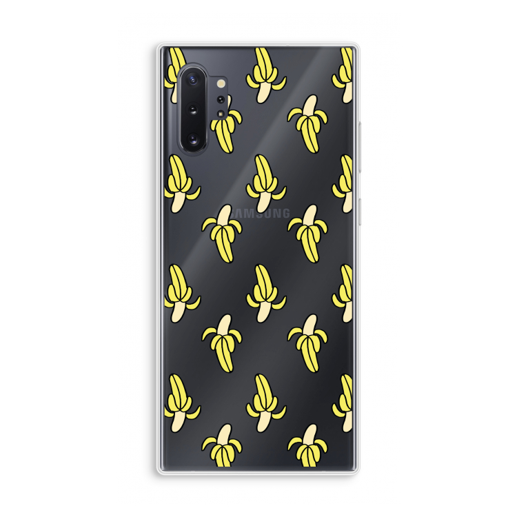 Bananas: Samsung Galaxy Note 10 Plus Transparant Hoesje