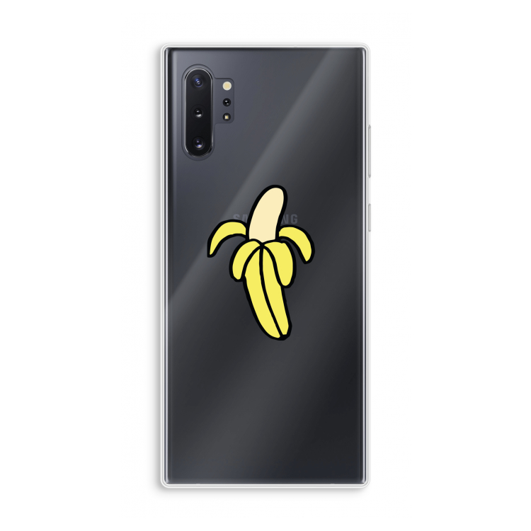 Banana: Samsung Galaxy Note 10 Plus Transparant Hoesje