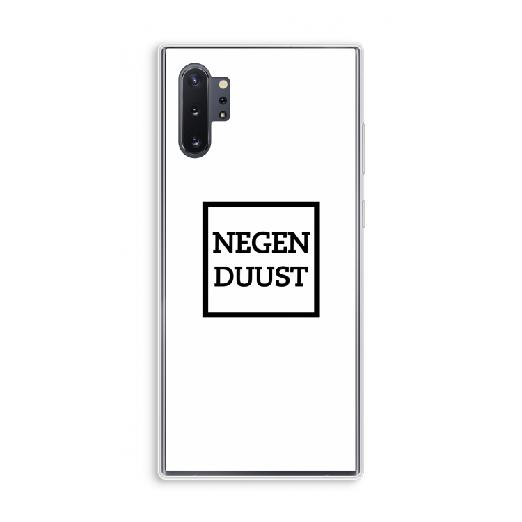 Negenduust vierkant: Samsung Galaxy Note 10 Plus Transparant Hoesje