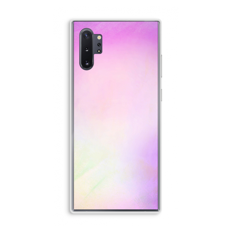 Flow mist pastel: Samsung Galaxy Note 10 Plus Transparant Hoesje