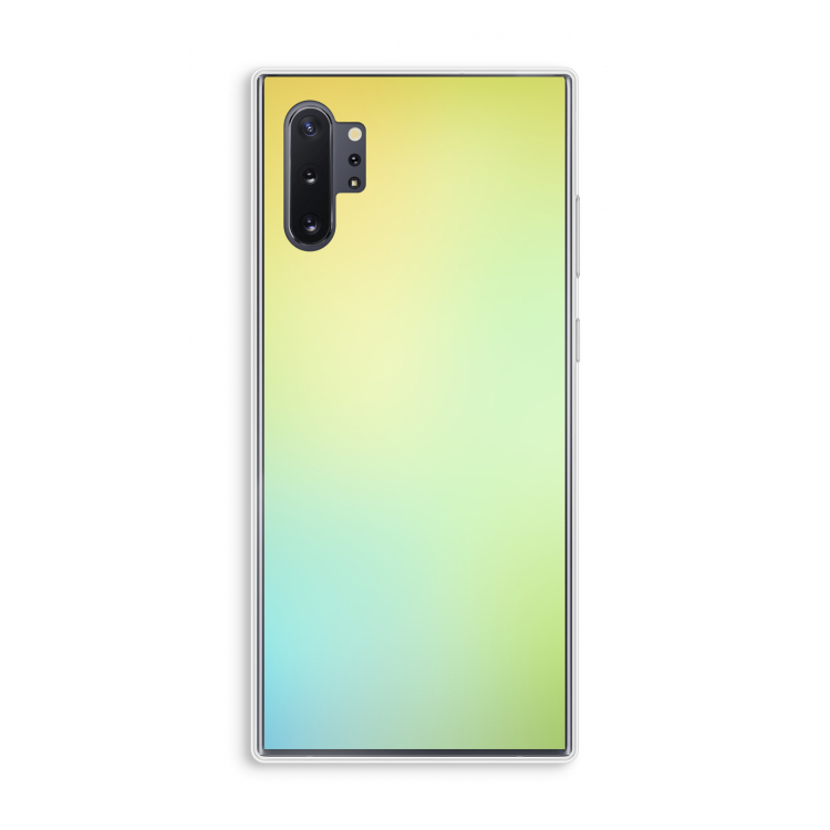 Minty mist pastel: Samsung Galaxy Note 10 Plus Transparant Hoesje