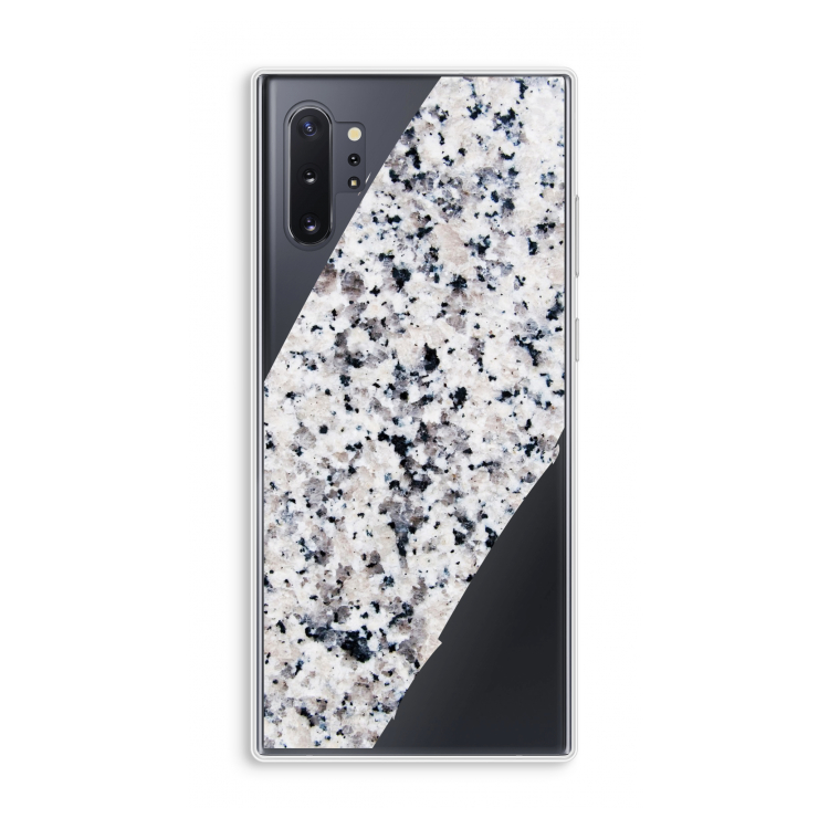Gespikkelde marmer: Samsung Galaxy Note 10 Plus Transparant Hoesje