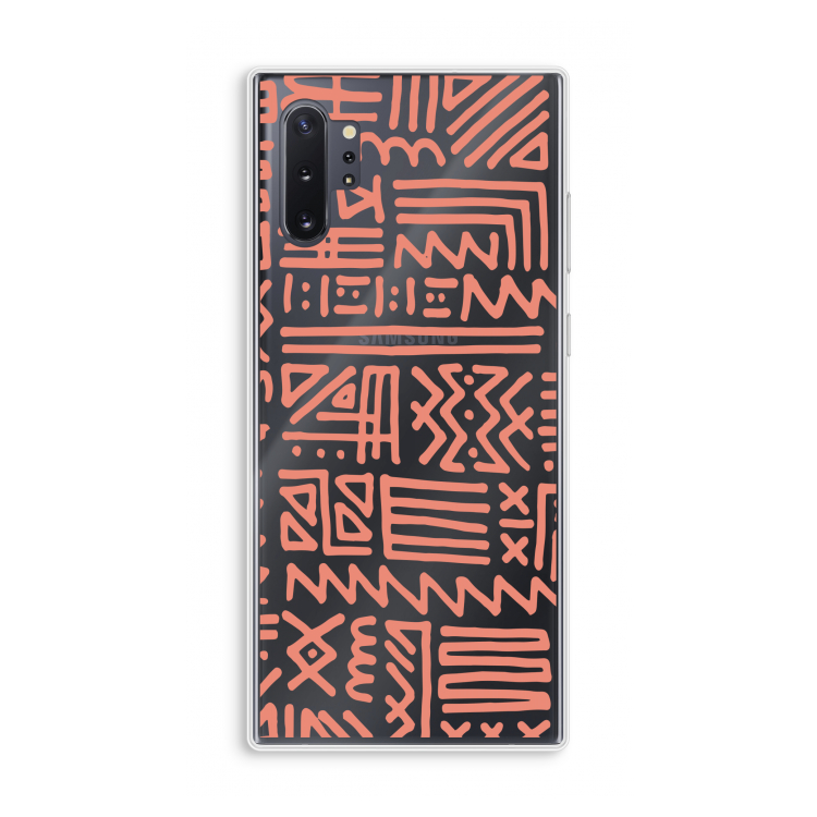 Marrakech Pink: Samsung Galaxy Note 10 Plus Transparant Hoesje