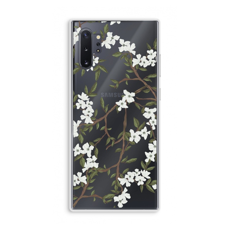Blossoming spring: Samsung Galaxy Note 10 Plus Transparant Hoesje