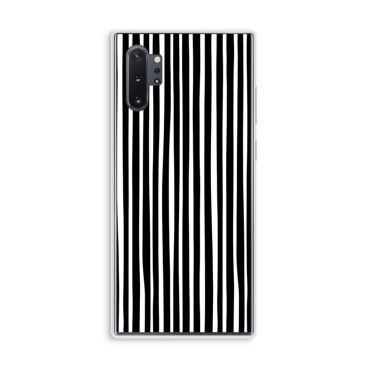 Stripes: Samsung Galaxy Note 10 Plus Transparant Hoesje