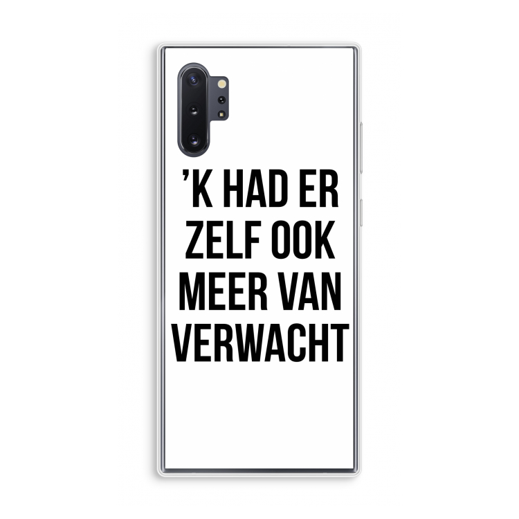 Meer verwacht: Samsung Galaxy Note 10 Plus Transparant Hoesje