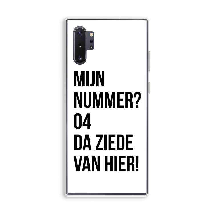 Da ziede van hier: Samsung Galaxy Note 10 Plus Transparant Hoesje