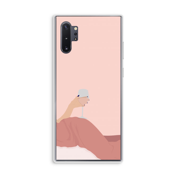 Wine: Samsung Galaxy Note 10 Plus Transparant Hoesje