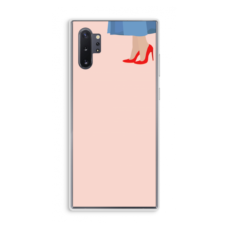 High heels: Samsung Galaxy Note 10 Plus Transparant Hoesje