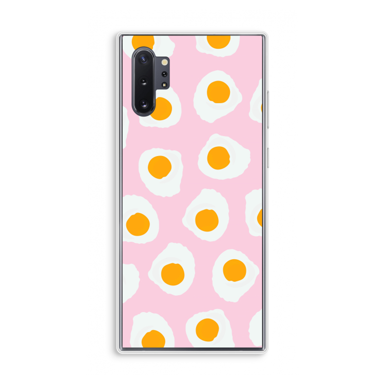 Dancing eggs: Samsung Galaxy Note 10 Plus Transparant Hoesje