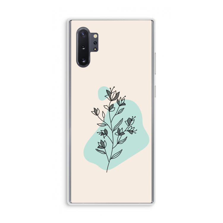 Violets are blue: Samsung Galaxy Note 10 Plus Transparant Hoesje