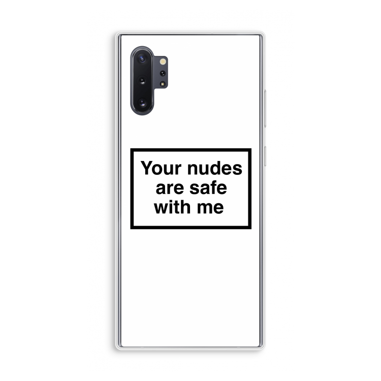 Safe with me: Samsung Galaxy Note 10 Plus Transparant Hoesje