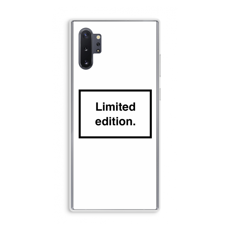 Limited edition: Samsung Galaxy Note 10 Plus Transparant Hoesje